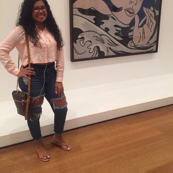 Low Rise Ripped Jeans - Picture 5 of 5